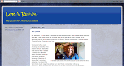 Desktop Screenshot of lorisrevival.blogspot.com