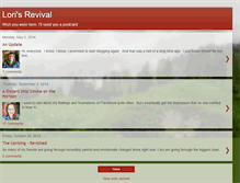 Tablet Screenshot of lorisrevival.blogspot.com