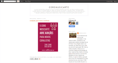 Desktop Screenshot of coromusicarte.blogspot.com