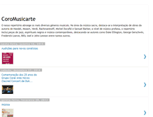 Tablet Screenshot of coromusicarte.blogspot.com