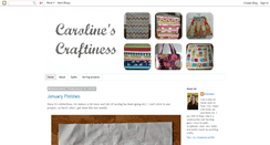 Desktop Screenshot of carolinescraftiness.blogspot.com