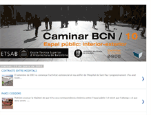 Tablet Screenshot of caminarbcn10.blogspot.com