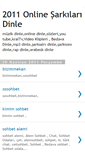Mobile Screenshot of onlinesarkilari-dinle.blogspot.com