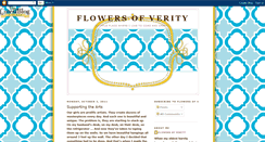 Desktop Screenshot of flowersofverity.blogspot.com