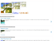 Tablet Screenshot of cebu-travel.blogspot.com