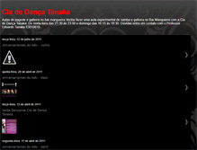 Tablet Screenshot of ciadedancatanaka.blogspot.com