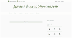 Desktop Screenshot of andrewvickersphotography.blogspot.com