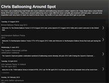 Tablet Screenshot of chrisballooningmadspot.blogspot.com