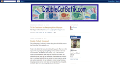 Desktop Screenshot of doublecatbatik.blogspot.com