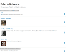Tablet Screenshot of bebeinbots.blogspot.com