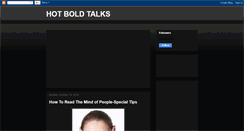 Desktop Screenshot of hotboldtalks.blogspot.com