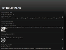 Tablet Screenshot of hotboldtalks.blogspot.com