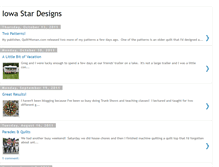 Tablet Screenshot of iowastardesigns.blogspot.com