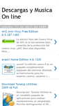 Mobile Screenshot of descargasymusicaonline.blogspot.com