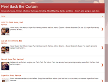 Tablet Screenshot of peelbackthecurtain.blogspot.com