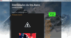 Desktop Screenshot of inutilidadesdasrabates.blogspot.com