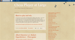 Desktop Screenshot of chessplayeratlarge.blogspot.com