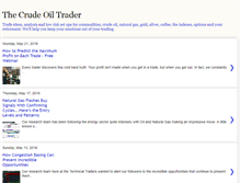 Tablet Screenshot of crudeoiltrader.blogspot.com