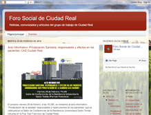 Tablet Screenshot of forosocialciudadreal.blogspot.com