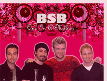 Tablet Screenshot of bsb-one-in-a-million.blogspot.com