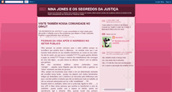 Desktop Screenshot of ninajoneseossegredosdajustica.blogspot.com
