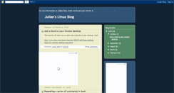 Desktop Screenshot of julians-linux-news.blogspot.com