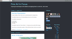 Desktop Screenshot of fineartinfocus.blogspot.com