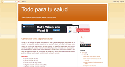 Desktop Screenshot of cuerpoalmaysalud.blogspot.com