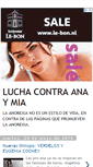 Mobile Screenshot of luchacontraanaymia.blogspot.com