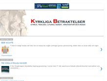 Tablet Screenshot of kyrkligabetraktelser.blogspot.com