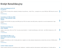 Tablet Screenshot of kredytkonsolidacyjny.blogspot.com