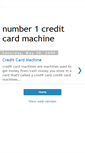 Mobile Screenshot of creditcardslotmachine.blogspot.com