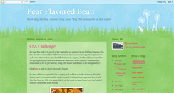 Desktop Screenshot of pearflavoredbean.blogspot.com