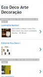 Mobile Screenshot of ecodecoartesanato.blogspot.com
