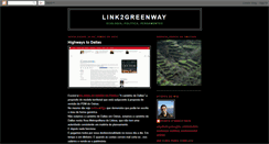 Desktop Screenshot of link2greenways.blogspot.com