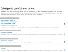 Tablet Screenshot of cabalgandoconcubaenlapiel.blogspot.com