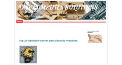 Desktop Screenshot of computer-solution-free.blogspot.com