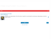 Tablet Screenshot of computer-solution-free.blogspot.com