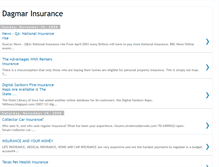 Tablet Screenshot of dagmarinsurance.blogspot.com