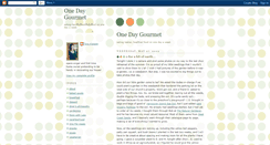Desktop Screenshot of onedaygourmet.blogspot.com