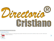 Tablet Screenshot of directorioparacristianos.blogspot.com