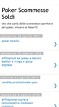 Mobile Screenshot of pokerscommessesoldi.blogspot.com