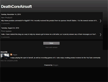 Tablet Screenshot of deathcoreairsoft.blogspot.com