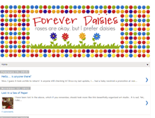 Tablet Screenshot of foreverdaisies.blogspot.com