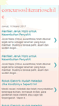 Mobile Screenshot of concursosliterarioschile.blogspot.com