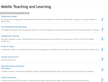 Tablet Screenshot of mobileteachingandlearning.blogspot.com