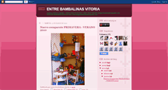 Desktop Screenshot of entrebambalinasvitoria.blogspot.com