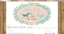 Desktop Screenshot of doingitinstyle.blogspot.com