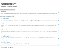 Tablet Screenshot of northeasternhuskieshockey.blogspot.com