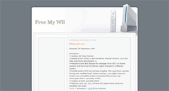 Desktop Screenshot of freemywii.blogspot.com